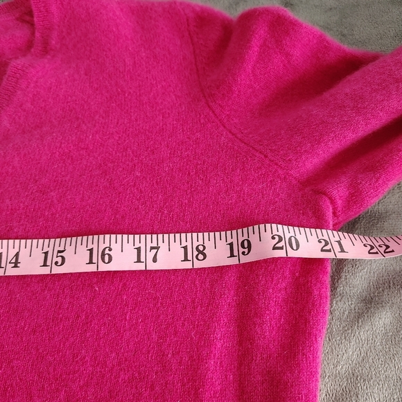 Lord & Taylor Pink Cashmere Woman Sweater OX - Picture 7 of 9